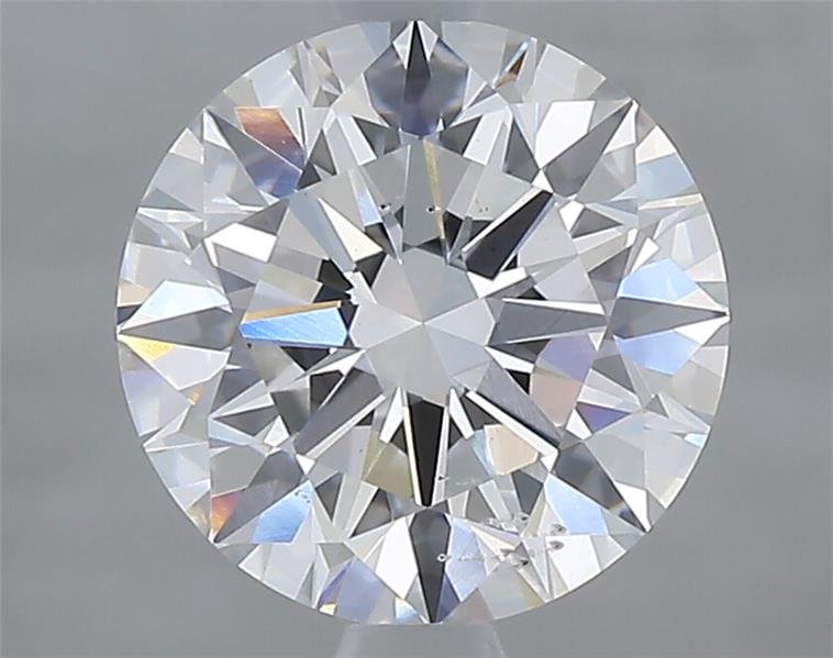 2.02ct F SI1 Rare Carat Ideal Cut Round Lab Grown Diamond