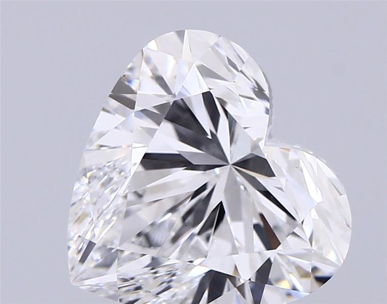 3.72ct D VS1 Rare Carat Ideal Cut Heart Lab Grown Diamond