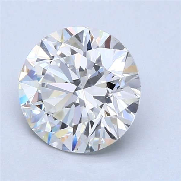 2.50ct H VS2 Rare Carat Ideal Cut Round Diamond
