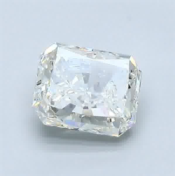 1.00ct J SI1 Rare Carat Ideal Cut Radiant Diamond