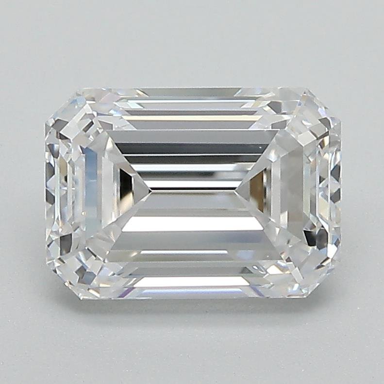 2.16ct D VS2 Rare Carat Ideal Cut Emerald Lab Grown Diamond