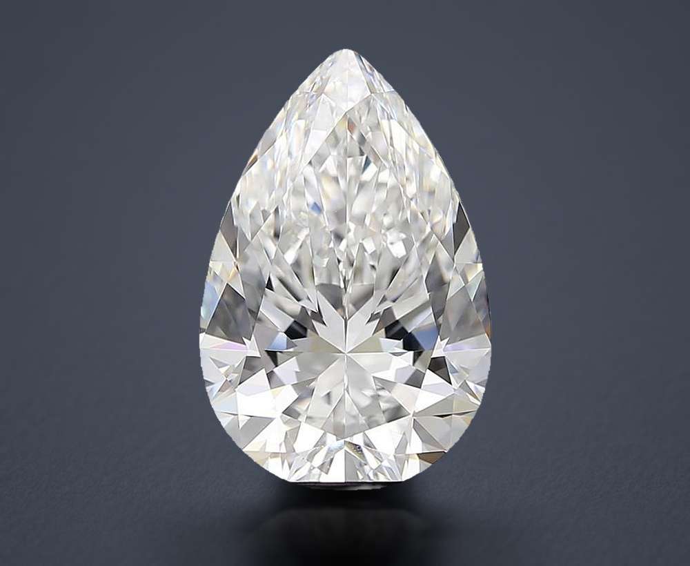 5.01 Carat Pear Natural Diamond