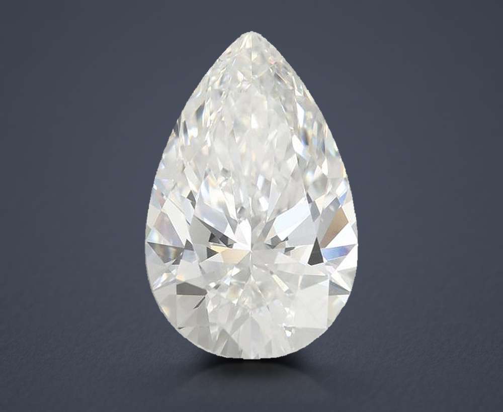 4.08 Carat Pear Lab Diamond