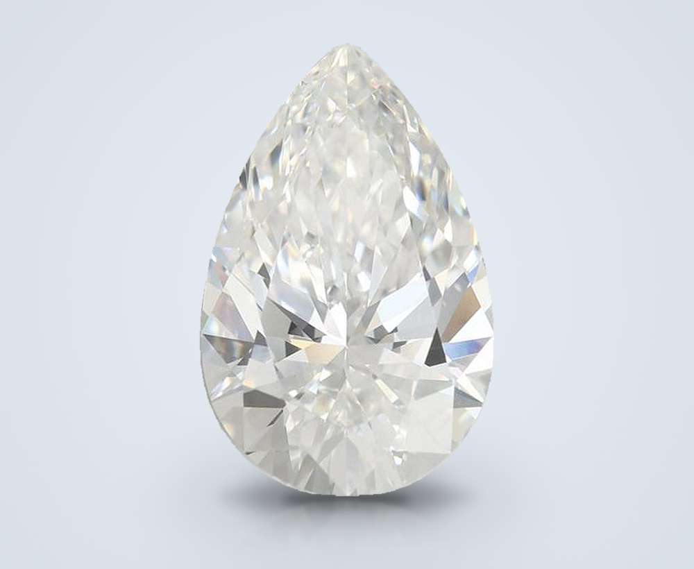 4.08 Carat Pear Lab Diamond