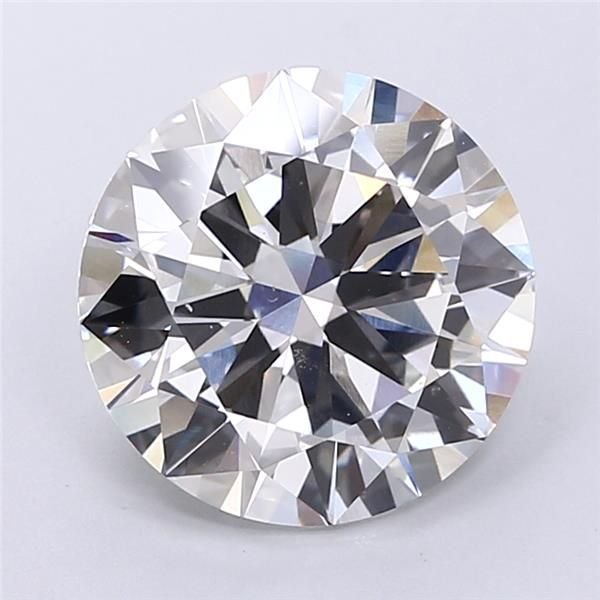 5.02ct F VS2 Excellent Cut Round Lab Grown Diamond