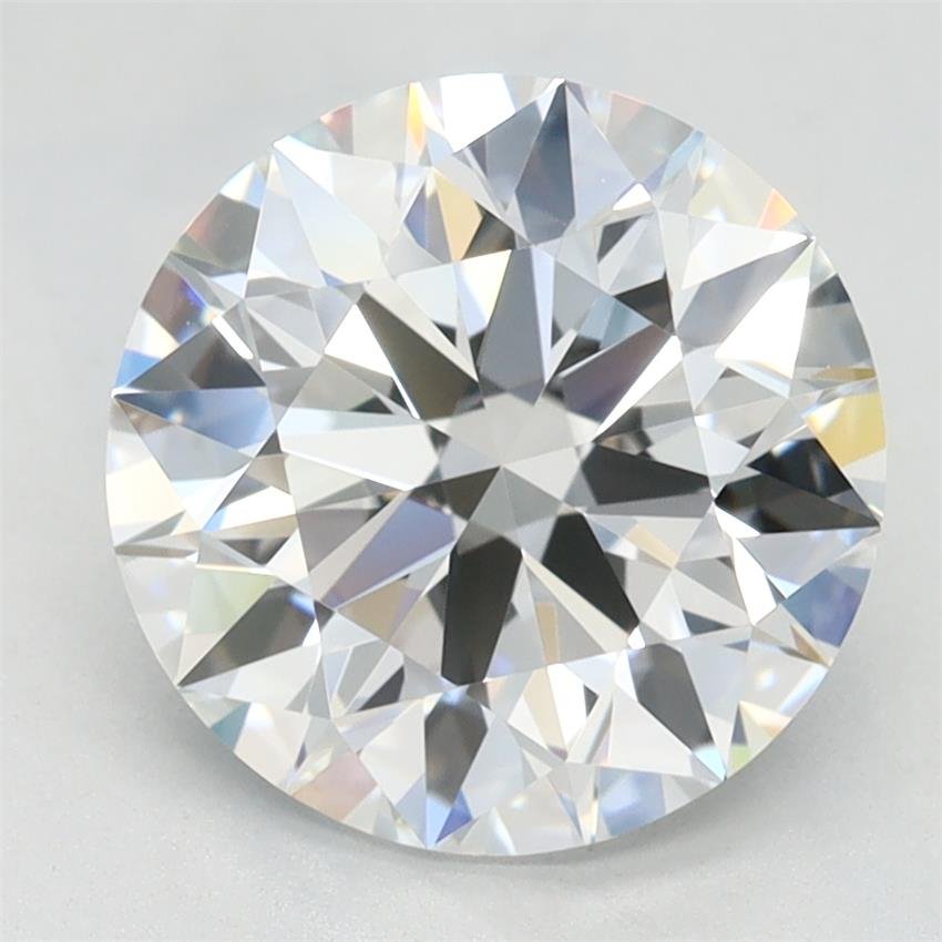 2.57ct D VVS1 Rare Carat Ideal Cut Round Lab Grown Diamond