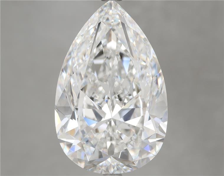 10.03ct F VVS1 Rare Carat Ideal Cut Pear Diamond