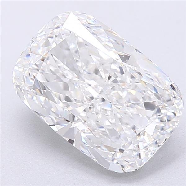 5.05ct E VVS2 Rare Carat Ideal Cut Cushion Lab Grown Diamond