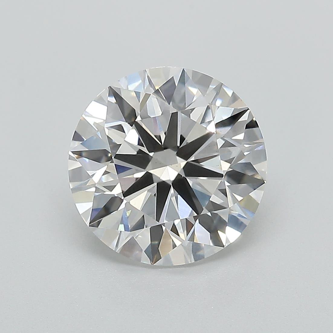 3.05ct D VS1 Rare Carat Ideal Cut Round Lab Grown Diamond