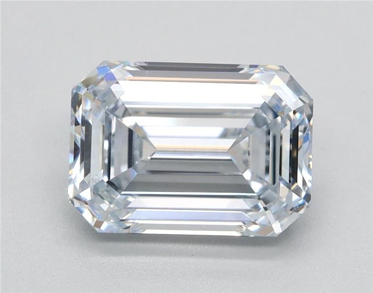 1.51ct G VS2 Rare Carat Ideal Cut Emerald Lab Grown Diamond