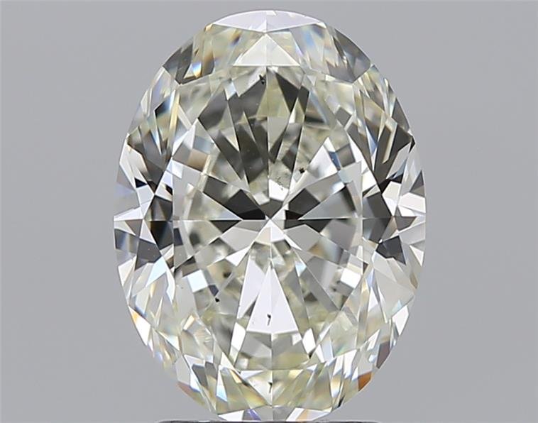 2.51ct K VS2 Rare Carat Ideal Cut Oval Diamond