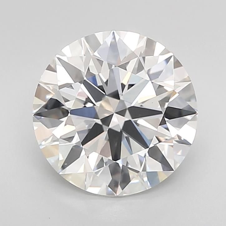 3.55ct F VS1 Rare Carat Ideal Cut Round Lab Grown Diamond