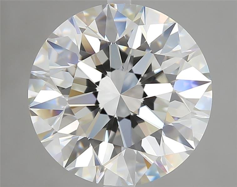 5.09ct G VVS2 Rare Carat Ideal Cut Round Diamond