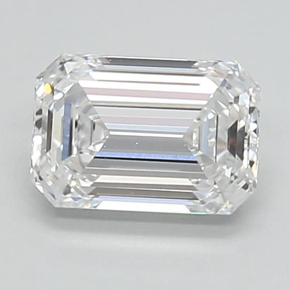 1.06ct D VVS2 Rare Carat Ideal Cut Emerald Lab Grown Diamond