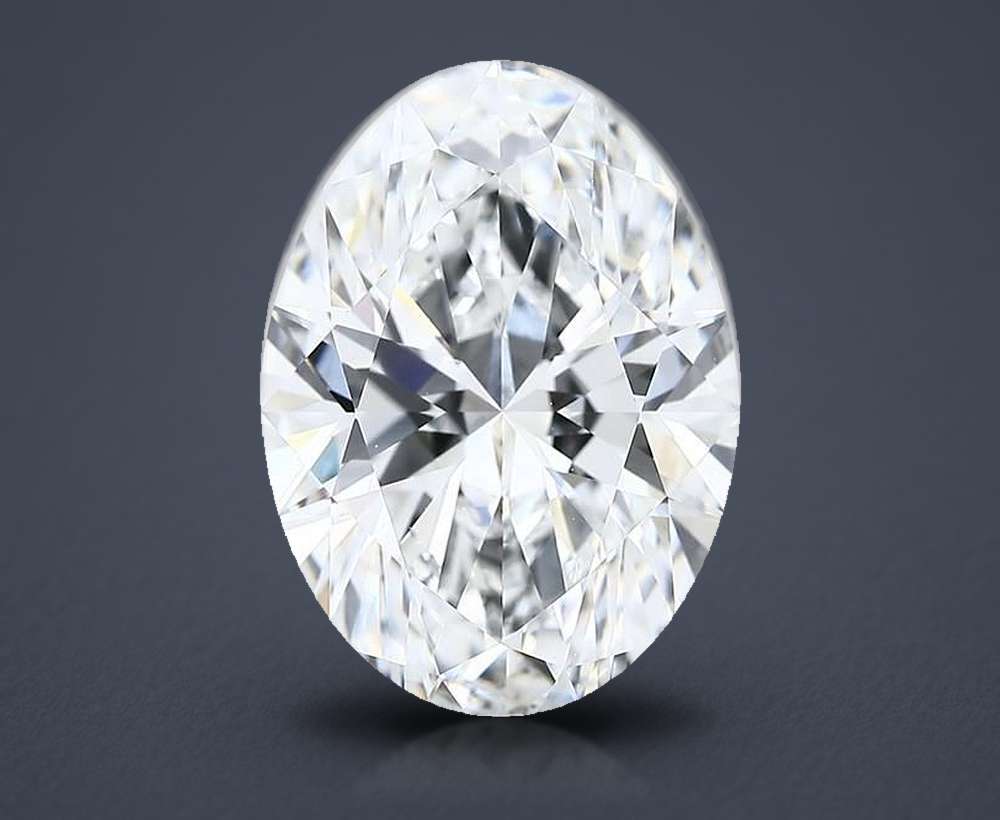 8.00 Carat Oval Lab Diamond
