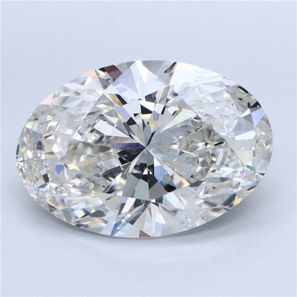 5.29ct H VS1 Rare Carat Ideal Cut Oval Lab Grown Diamond