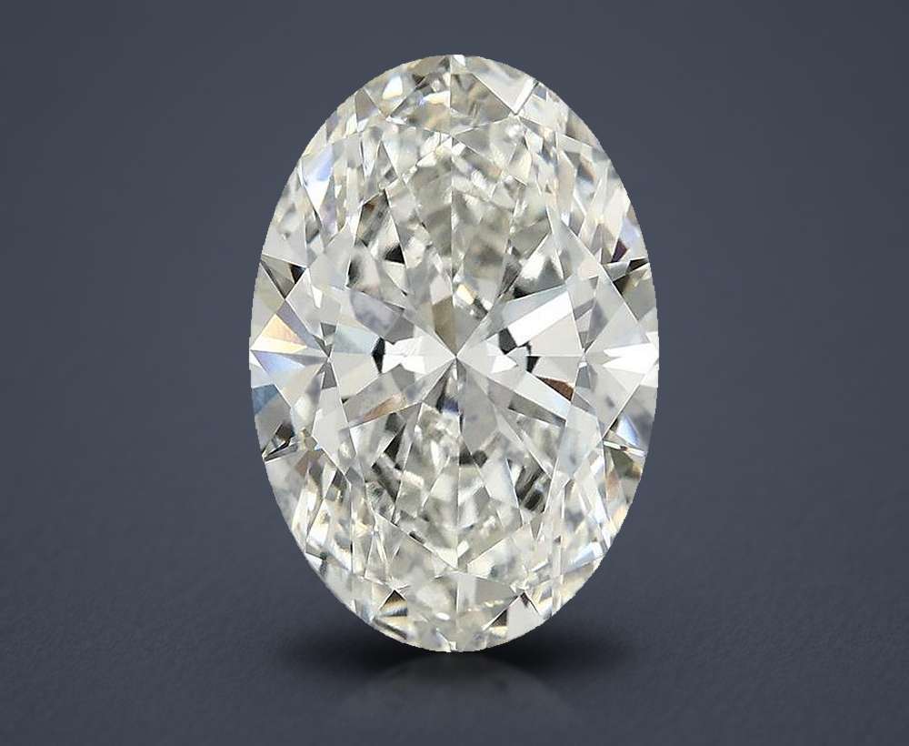 4.08 Carat Oval Lab Diamond