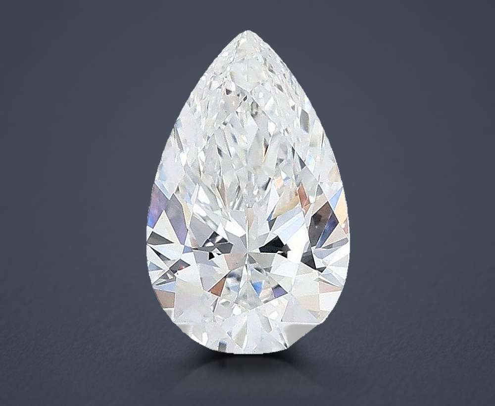 1.77 Carat Pear Lab Diamond