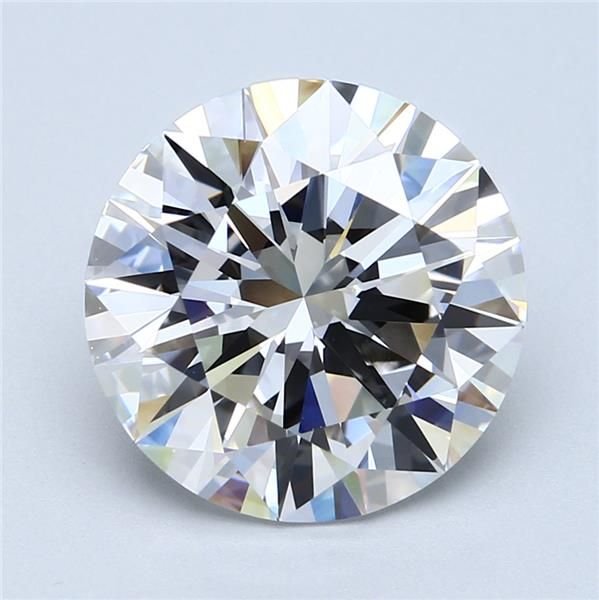 6.28ct D VVS1 Excellent Cut Round Diamond