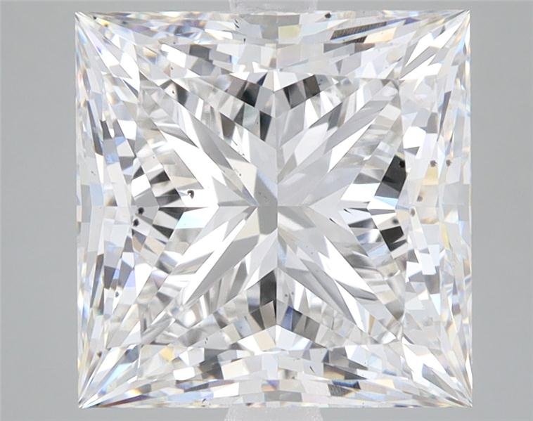 5.58ct F SI1 Rare Carat Ideal Cut Princess Lab Grown Diamond