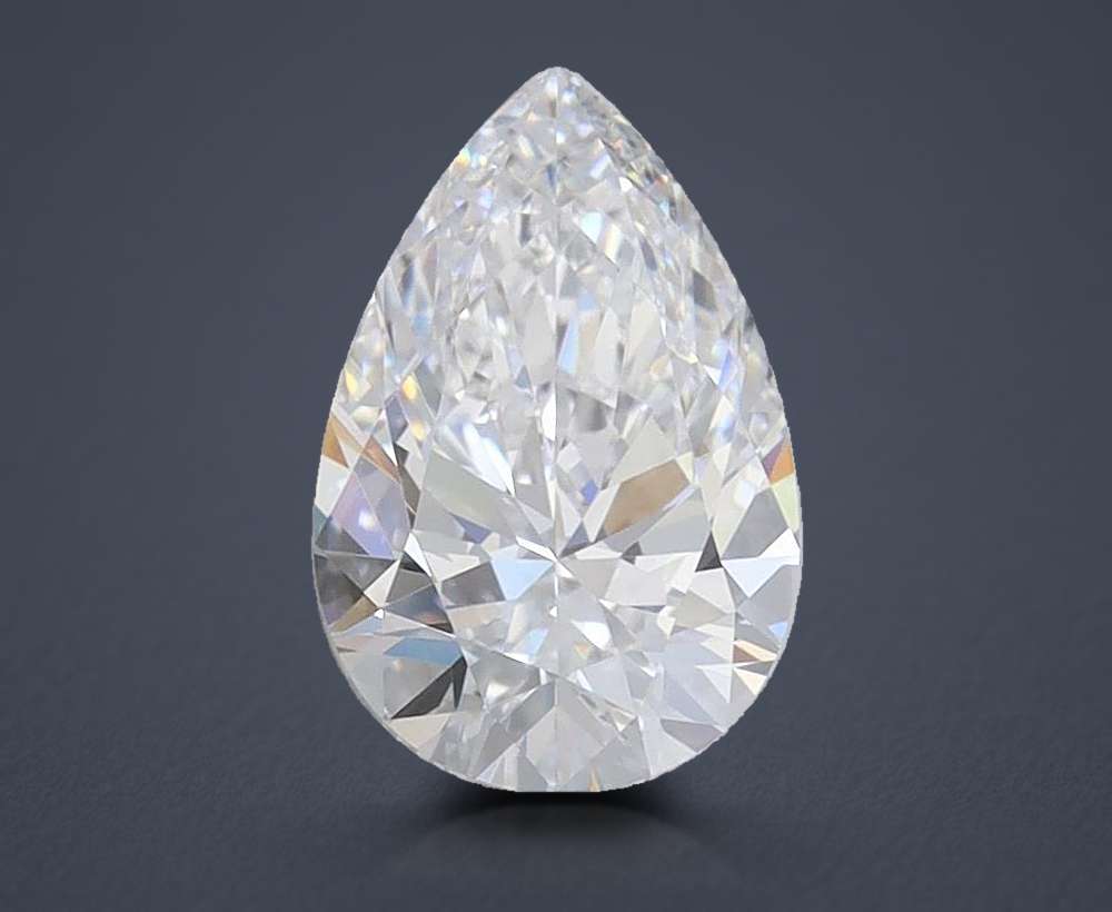1.47 Carat Pear Lab Diamond
