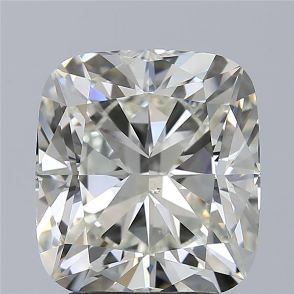 3.02ct J SI1 Excellent Cut Cushion Diamond