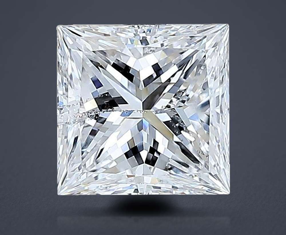 1.70 Carat Princess Natural Diamond