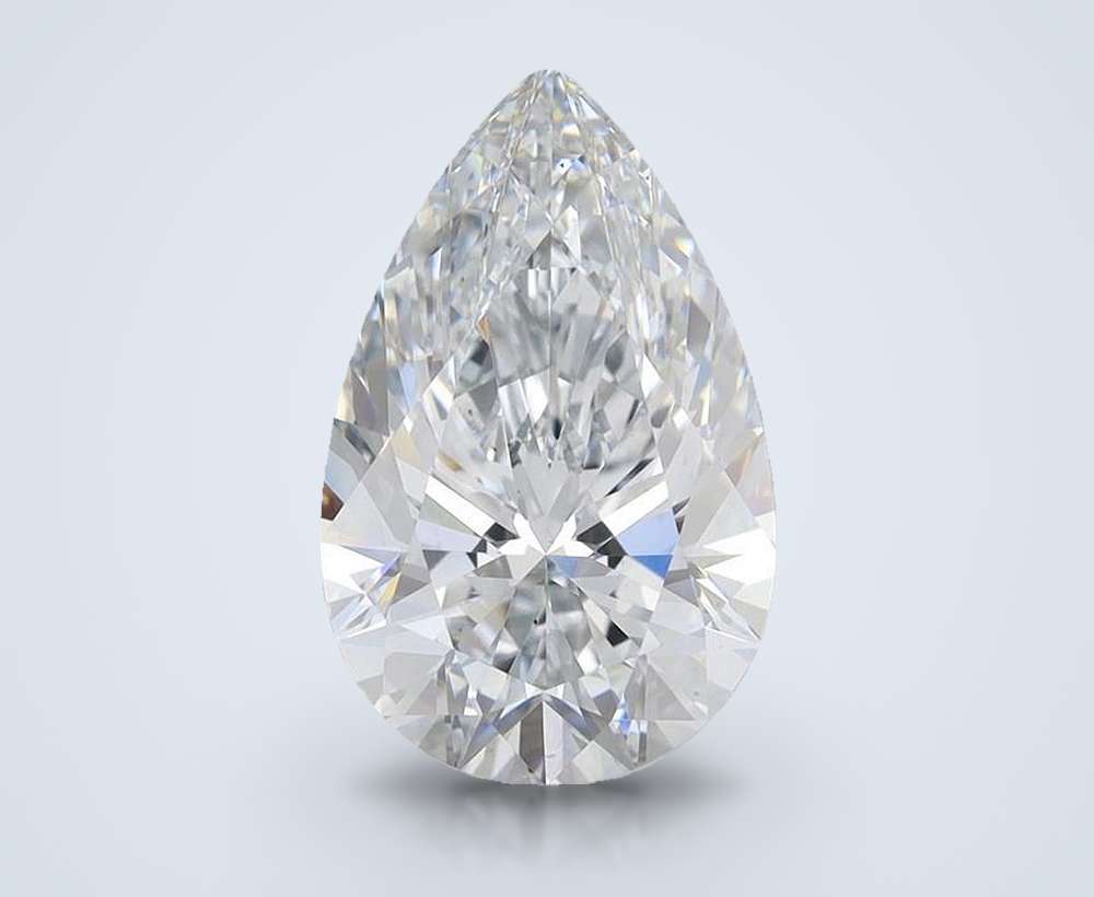 4.69 Carat Pear Lab Diamond