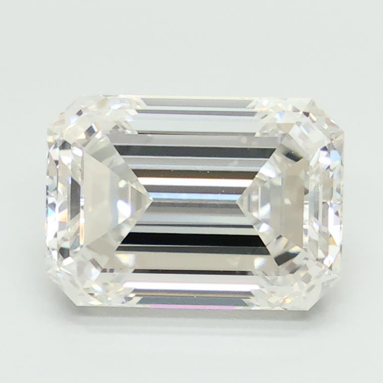 3.04ct G VVS2 Rare Carat Ideal Cut Emerald Lab Grown Diamond