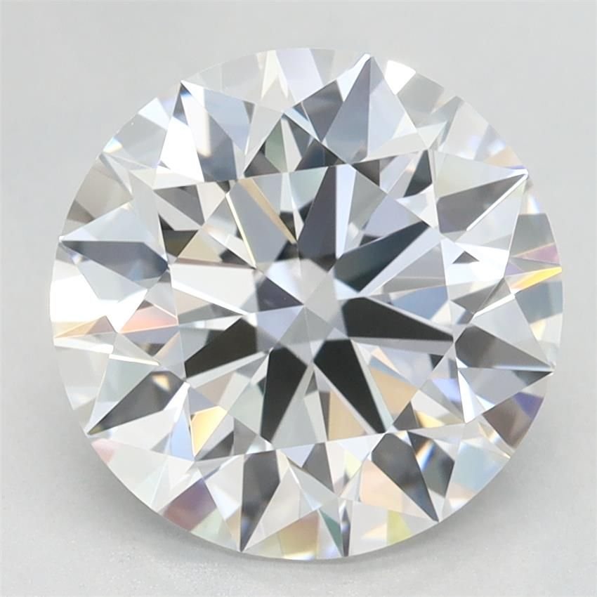 3.03ct D VVS1 Rare Carat Ideal Cut Round Lab Grown Diamond