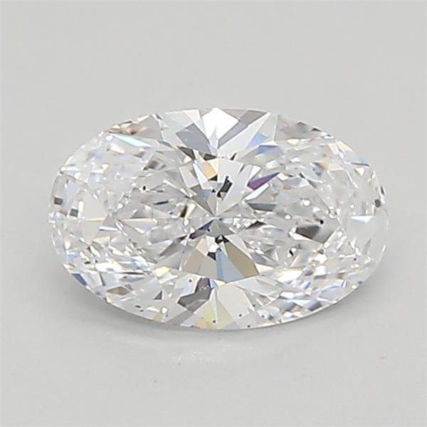 0.70ct D SI1 Very Good Cut Oval Lab Grown Diamond