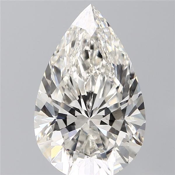 5.70ct G VS2 Rare Carat Ideal Cut Pear Lab Grown Diamond