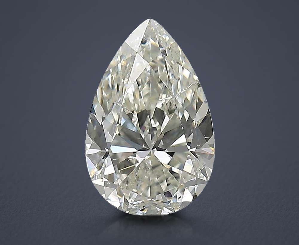 2.03 Carat Pear Natural Diamond