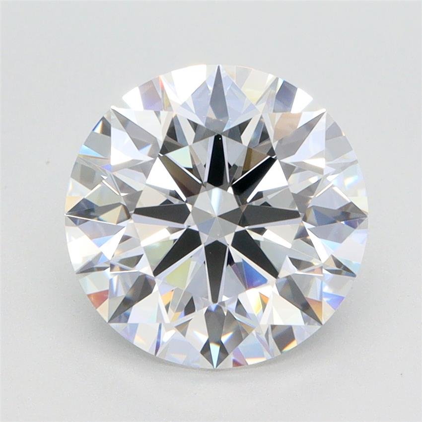 3.10ct D VVS2 Rare Carat Ideal Cut Round Lab Grown Diamond