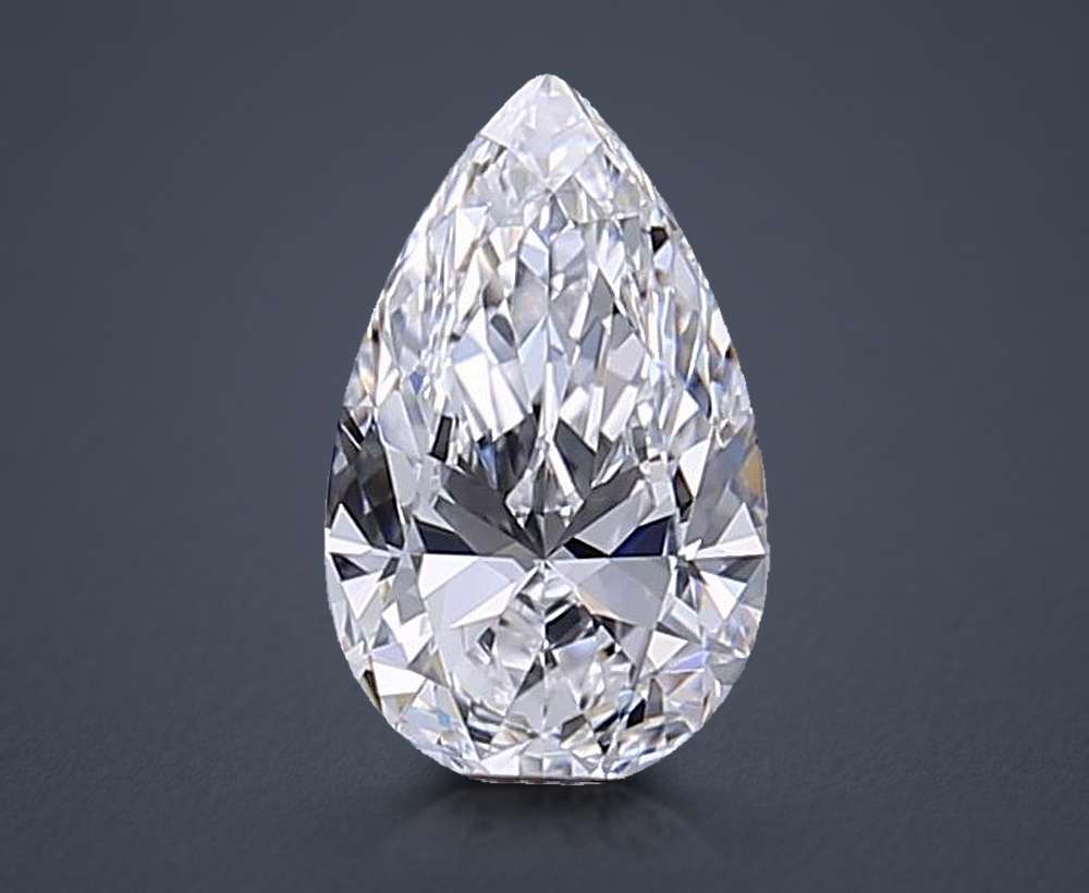 0.52 Carat Pear Lab Diamond