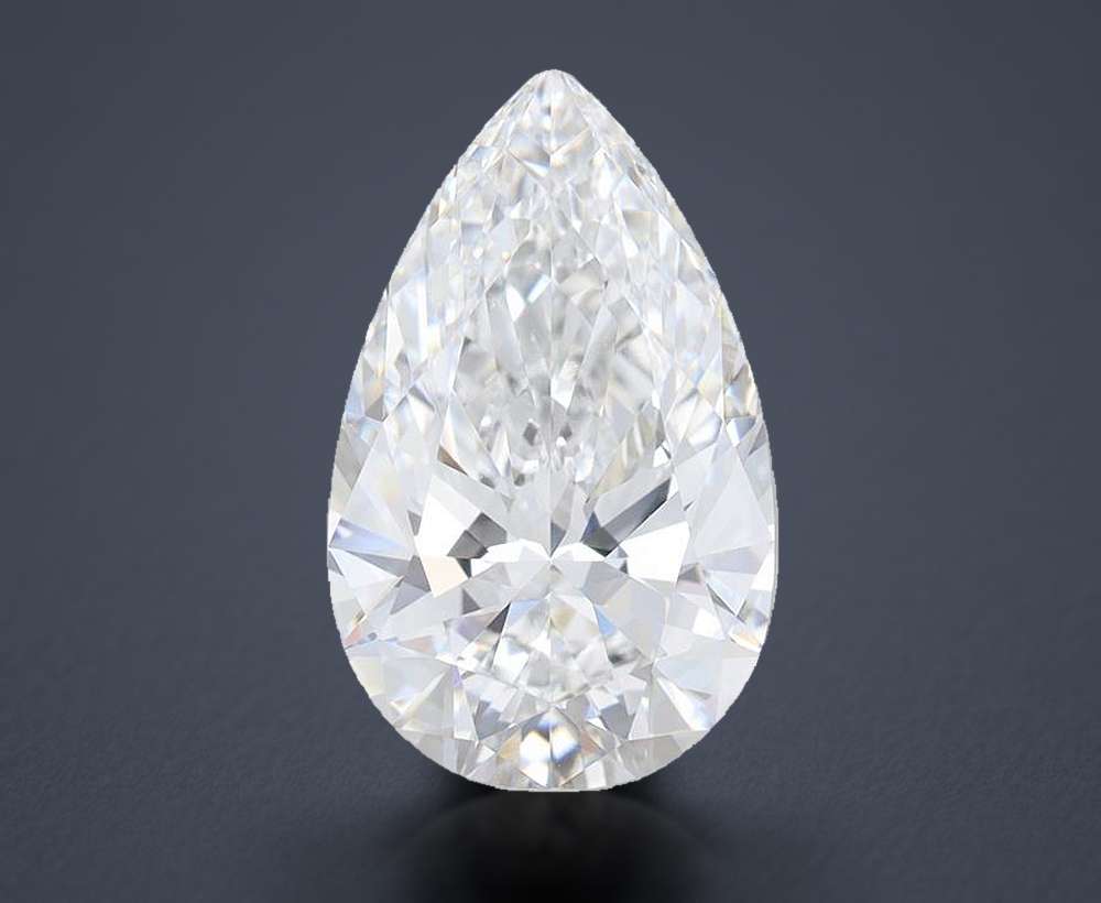 5.27 Carat Pear Lab Diamond