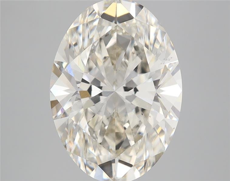 3.75ct I VS2 Rare Carat Ideal Cut Oval Lab Grown Diamond