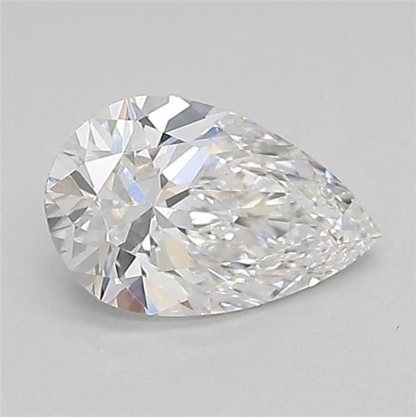 0.79ct D VVS2 Rare Carat Ideal Cut Pear Lab Grown Diamond