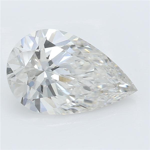 1.35ct H VVS2 Rare Carat Ideal Cut Pear Lab Grown Diamond