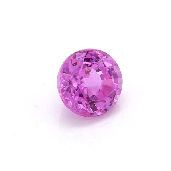 0.94 Carat Pink Round Sapphire