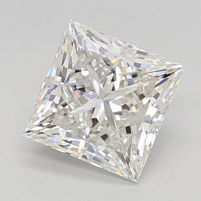3.03ct F VVS2 Rare Carat Ideal Cut Princess Lab Grown Diamond
