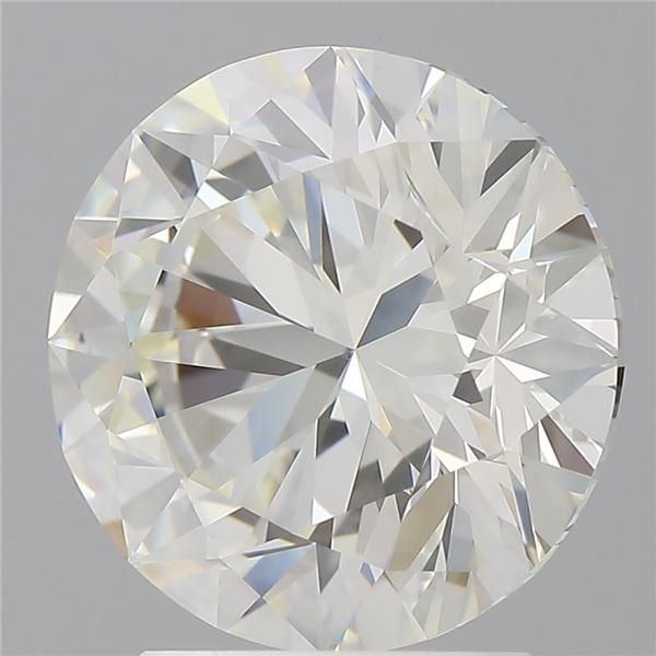 2.76ct J VVS1 Rare Carat Ideal Cut Round Diamond