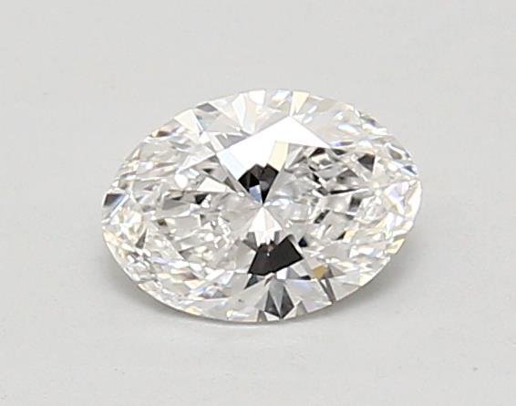 0.71ct D SI1 Rare Carat Ideal Cut Oval Lab Grown Diamond