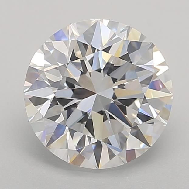 2.70ct D VVS2 Excellent Cut Round Lab Grown Diamond