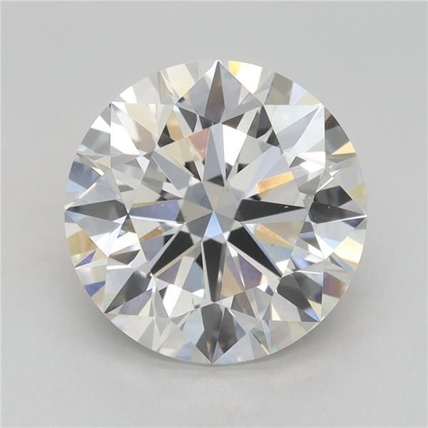 3.53ct F VS2 Rare Carat Ideal Cut Round Lab Grown Diamond