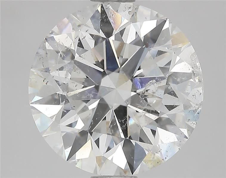 4.19ct G SI2 Ideal Cut Round Diamond