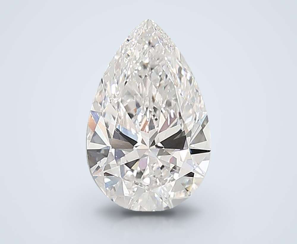 7.03 Carat Pear Lab Diamond
