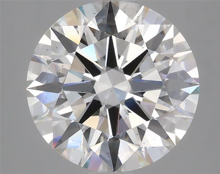 3.82ct F SI1 Rare Carat Ideal Cut Round Lab Grown Diamond