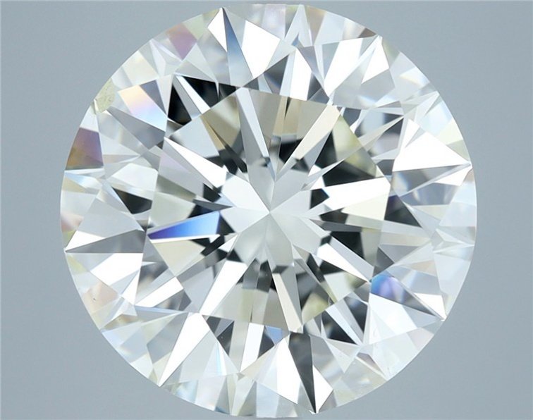 8.01ct I SI1 Rare Carat Ideal Cut Round Diamond