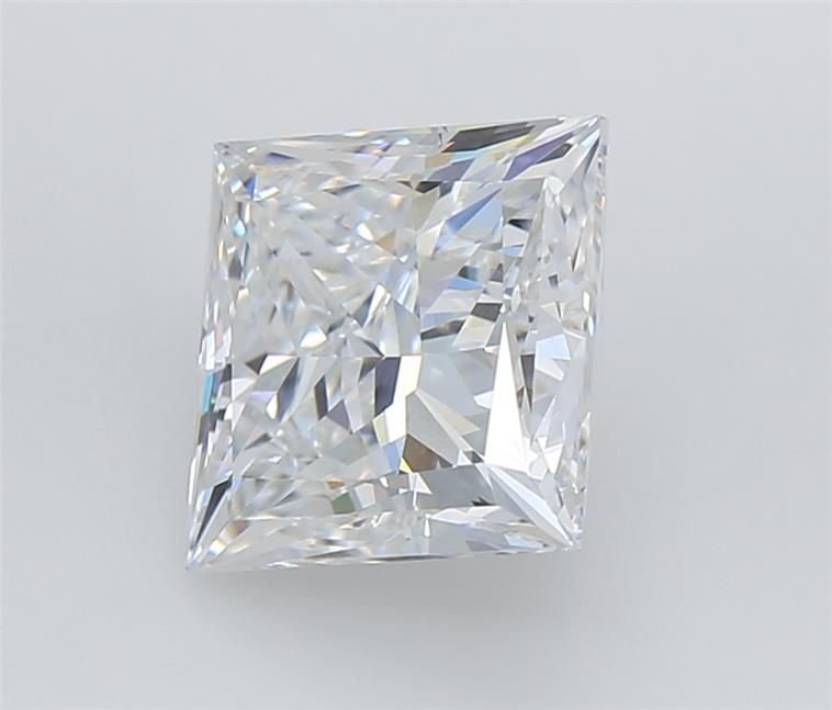 3.03ct E VVS2 Rare Carat Ideal Cut Princess Lab Grown Diamond